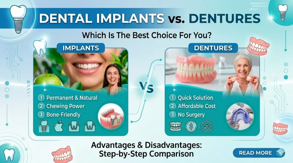 Dental Implants vs. Dentures