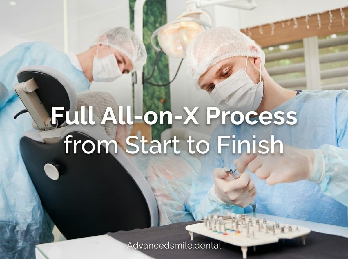 all on x dental implant process